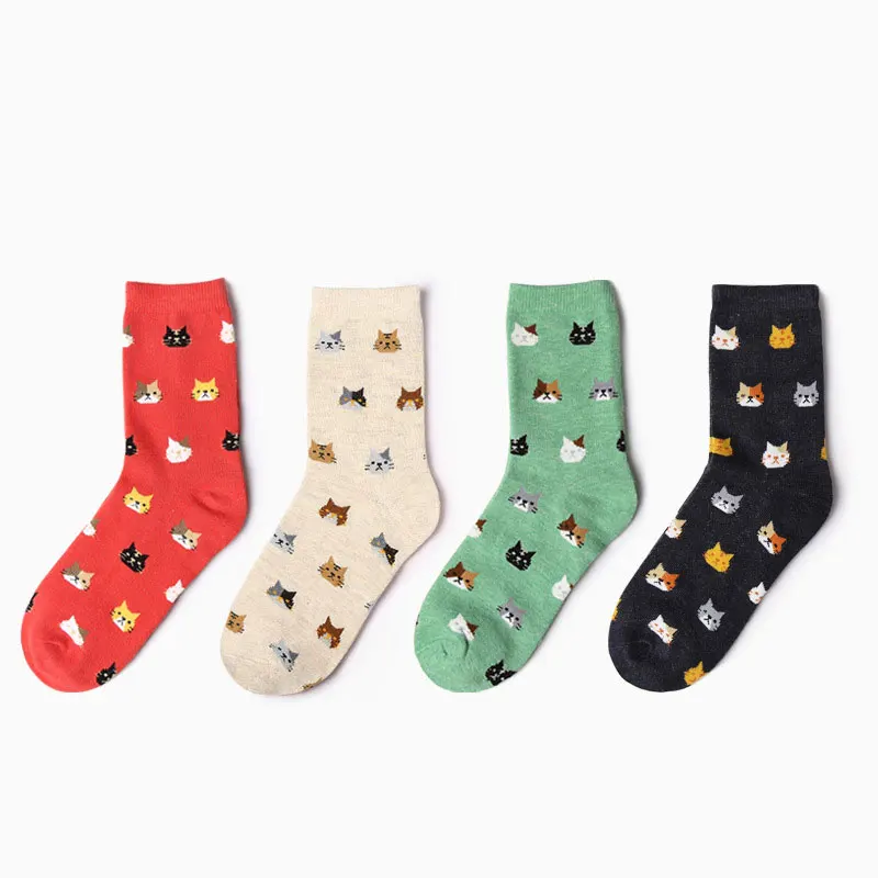 Harajuku Women Cartoon Animal Socks Casual Cotton Ankle Breathable Soft Socks Summer Thin Customized Funny Cartoon Hipster Sox