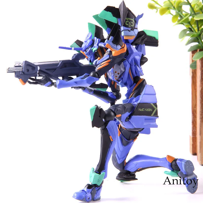 Аниме Revoltech Yamaguchi Evangelion Evolution EVA 01 Final модель Фигурка Евангелион ПВХ Коллекционная модель игрушки