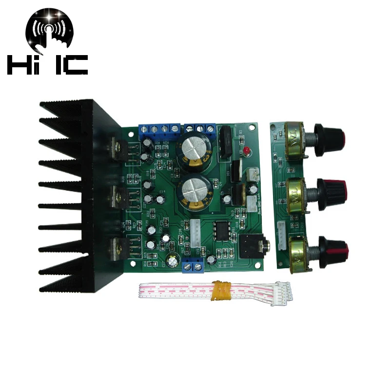 38 Вт + 25 * 2 сабвуфер 1 HiFi Мощность усилитель доска TDA2050 3 усилители NE5532 двойной