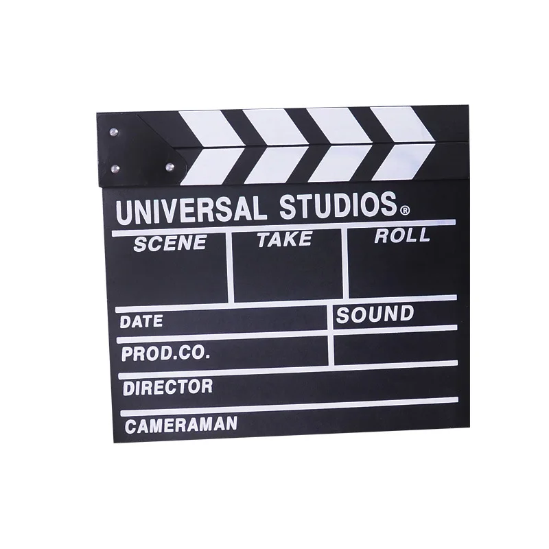 New Director's Record Board Wood Shooting Props Background Photo Studio Decorations
