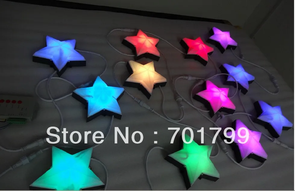 12В WS2801 звезда Тип пиксельный модуль 6 шт 5050 SMD rgb led внутри 1 44 Вт IP68 одна сторона 200
