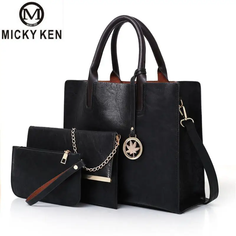 Conjuntos de Alta Bolsa + Senhoras Bolsa do Mensageiro Qualidade Couro Patente Bolsas Femininas Marcas Luxo Tote Bolsa Ombro Embreagem Feminina 3