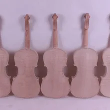 3 шт. 4 строка 4/4 скрипка незавершенной клена Пламени Русский ель топ