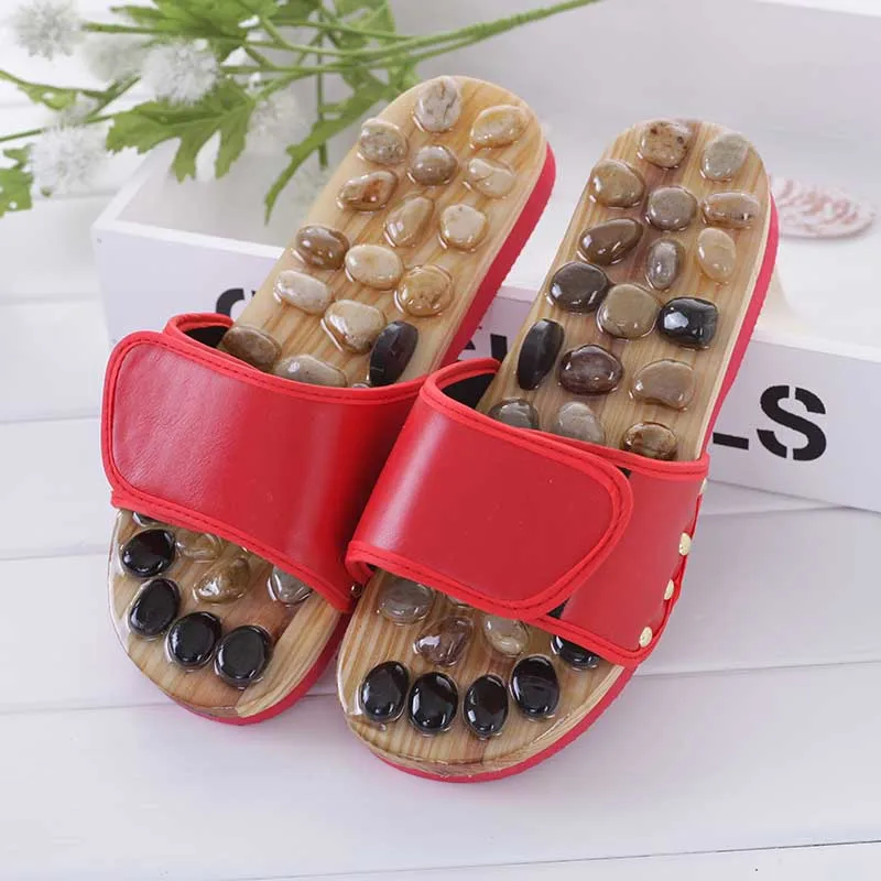 Pebble Stone Foot Massage Slippers Reflexology Feet Elderly Acupuncture Health Shoes Sandals Slippers Healthy Massager Foot Care Pebble Stone Foot Massage Slippers Reflexology Feet Elderly Acupuncture Health Shoes Sandals Slippers Healthy Massager Foot Care