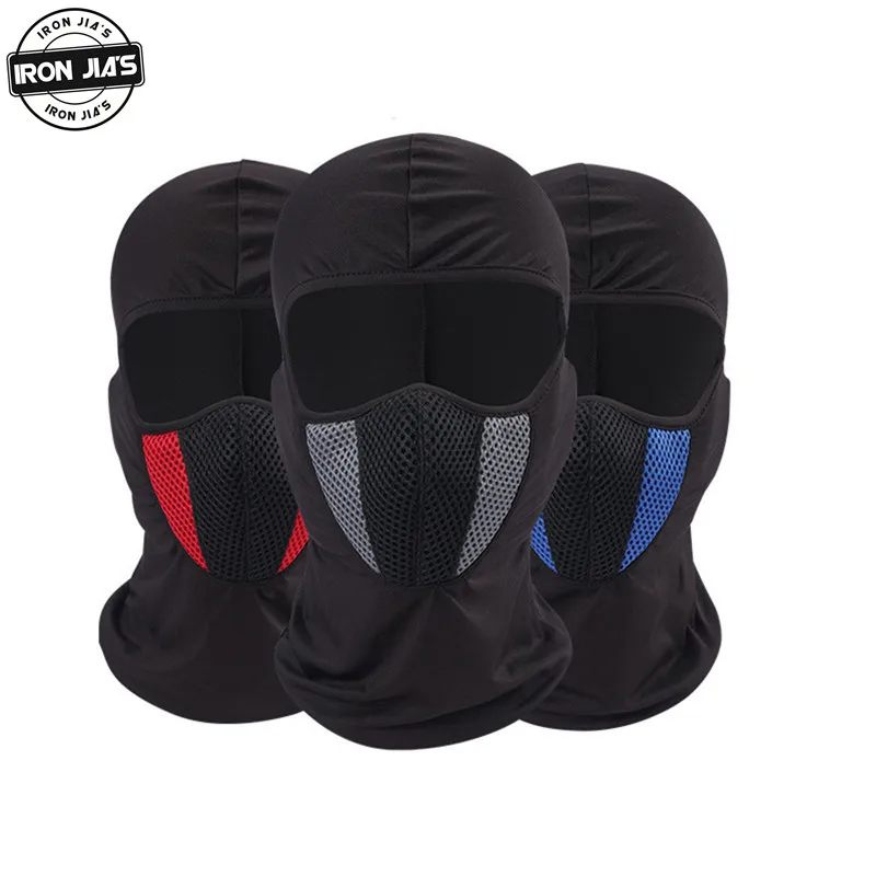 Máscara de cara de motocicleta protección transpirable máscara de cara completa accesorios de motociclista Motocross Macka Balaclava Moto máscara de cabeza