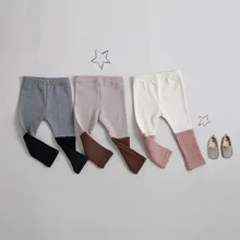 Штаны для маленьких девочек модное нижнее белье брюки-карандаш в году, весенне-осенняя одежда для маленьких девочек леггинсы для девочек