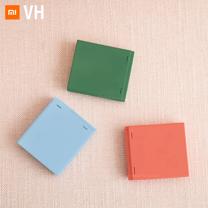 

Xiaomi Mijia VH Power Bank & LED Make Up Mirror Outdoor Portable Makeup Adjustable Double Magnifier Led Mirror For Lover Gift