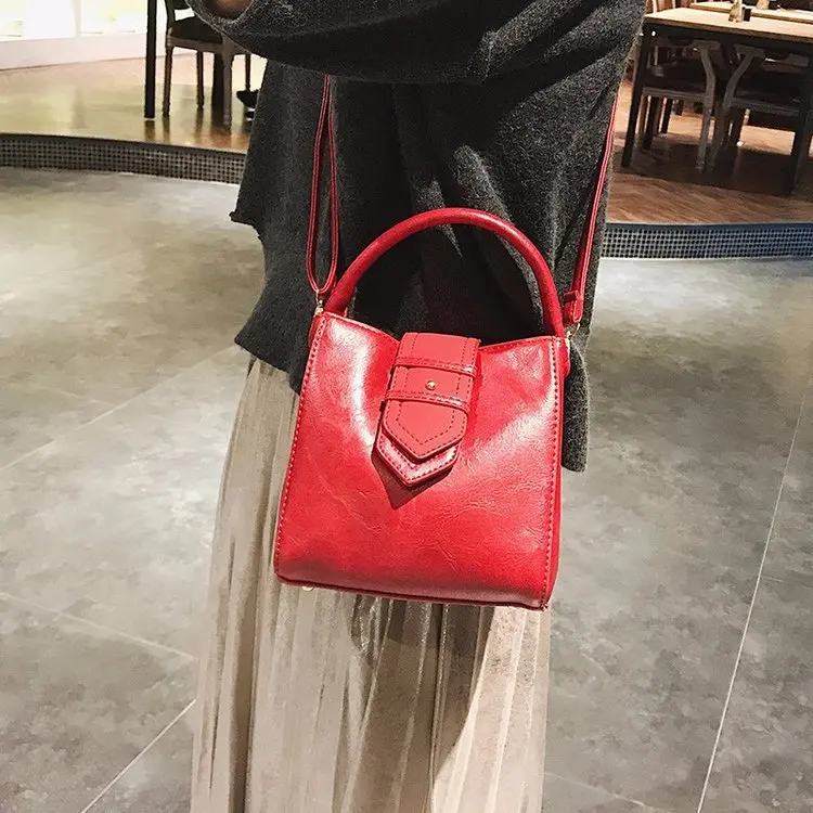 

Superior quality Women's Fashion Leather Simple Solid Handbag Small Shoulder Crossbody Messenger Bags bags for women, 2019