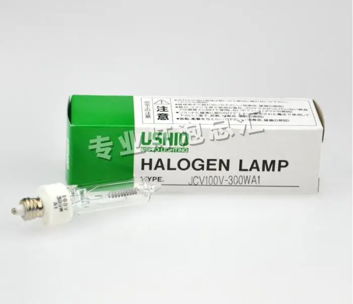 

DHL FREE SHIPPING JCV100V300WA1 USHIO HALOGEN LAMP USHIO JCV 100V 300W A1