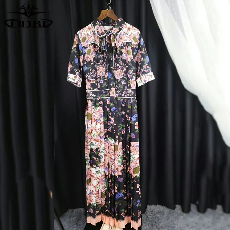floral dress fashion dresses for women summer runway dress high quality 2018 20180608