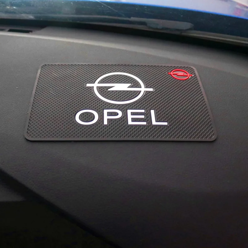 

Car Emblem Badge Dashboard Anti-Slip Mat Pad For Opel Astra h g j Insigina Vectra C B Corsa C Mokka Automobiles Car-styling