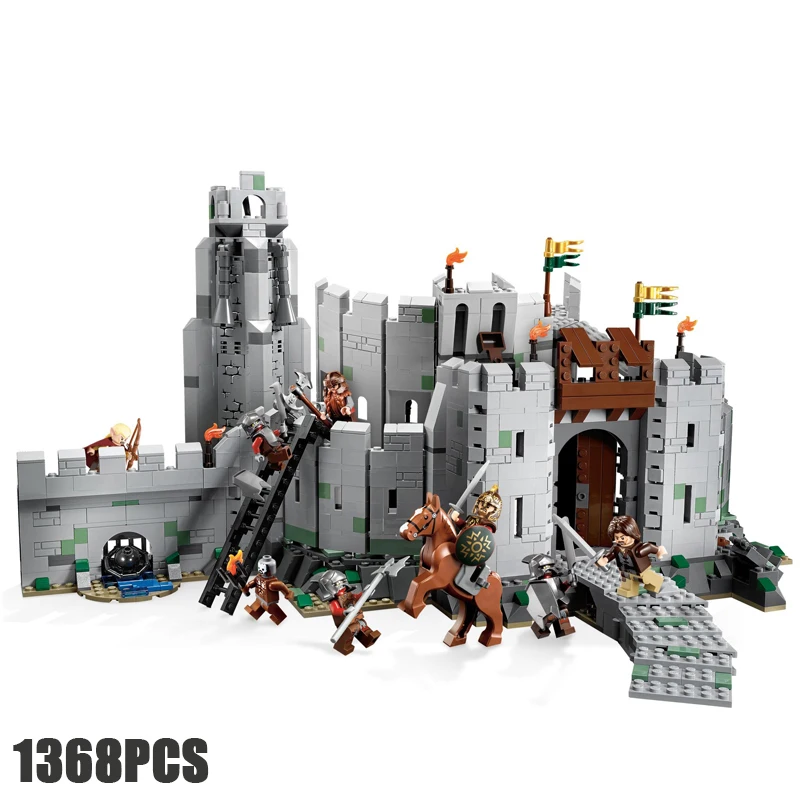 

The Lord of the Rings Series The Battle Of Helm' Deep Model Building Blocks Bricks children Toys compatible legoINGly 9474