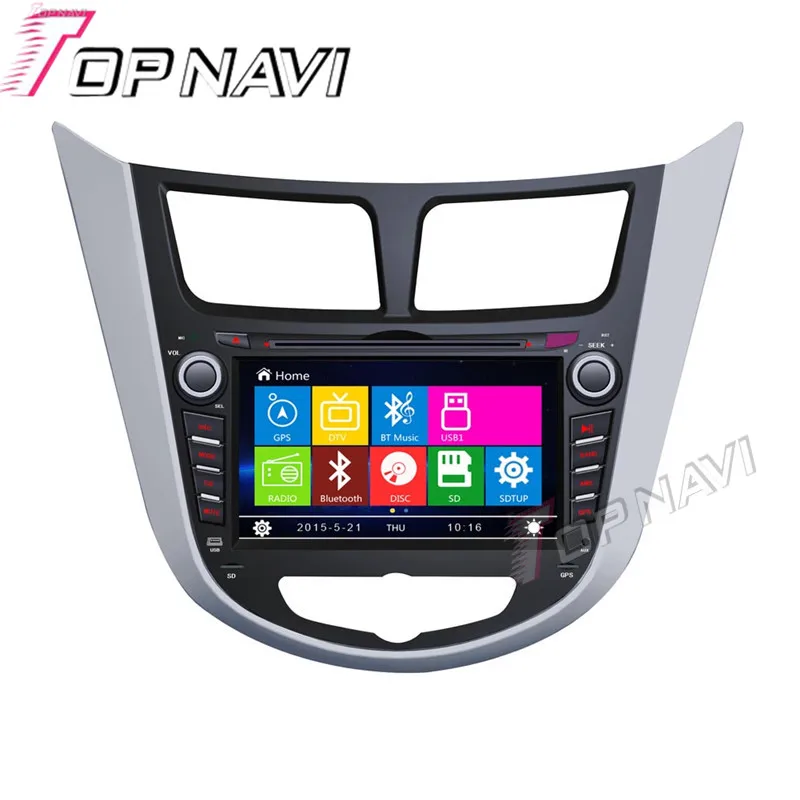 Автомагнитола wanобычная 7 &quotдля Hyundai Verna DVD GPS мультимедийная аудиосистема система