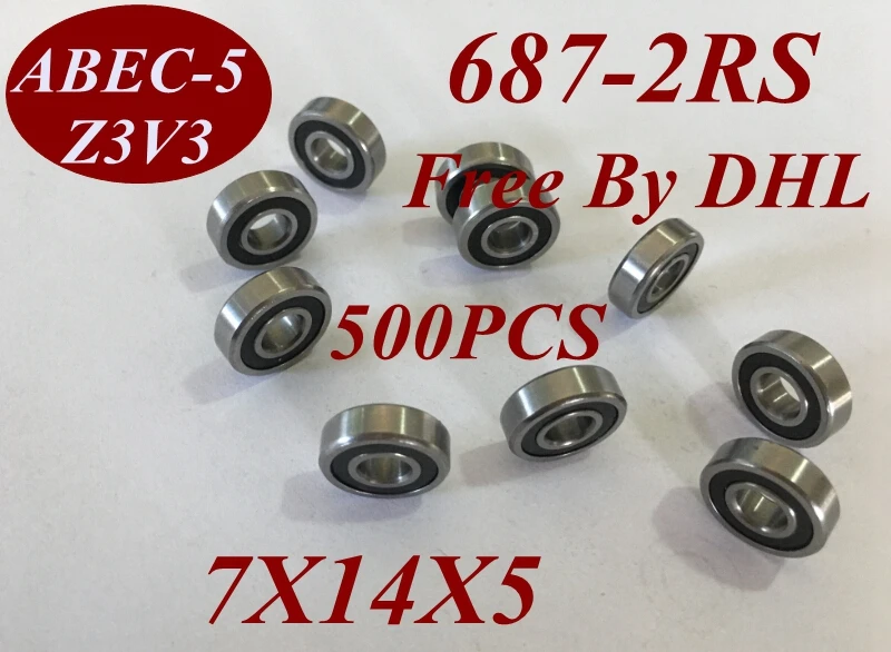 Подшипник 687 2rs
