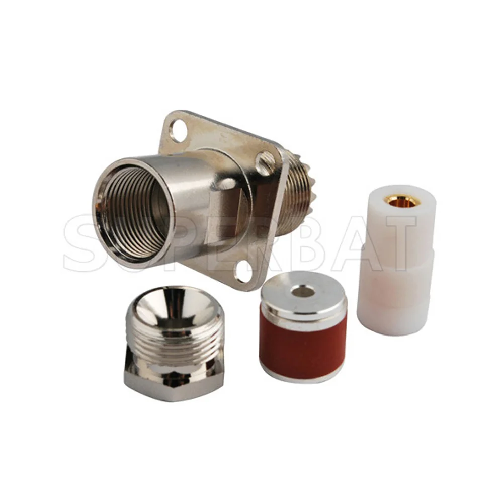 UHF Female RF Coaxial Connector for RG58 Cables