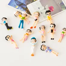 Beauty Girl Sexy Miniature Figurine Cartoon Character Anime garden Cake Decoration figures pvc action model doll toy TNS092