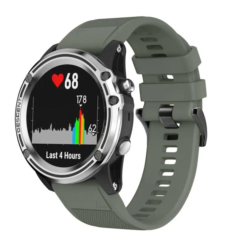 HIPERDEAL Замена Silicagel быстрая установка ремешок для Garmin Descent Mk1 часы Прямая поставка