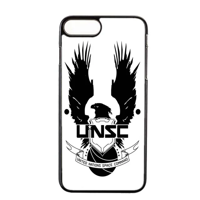 cool game for halo unsc logo cover case for ipod touch 5 6 iphone 4