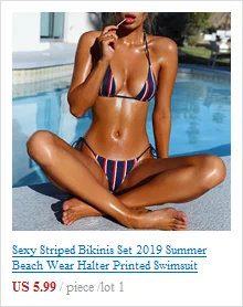 Bikini 2019 Woman Thong Bikinis Set Sexy Swimwear Micro Swim Suits Girls Biquinis Female Solid Swimsuit Bathing Suits