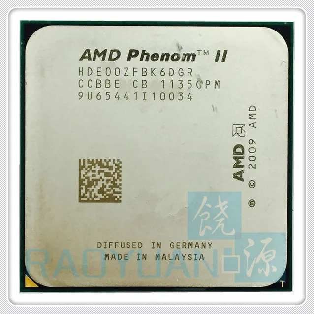 

AMD Phenom X6 1100T X6-1100T 3.3GHz Six-Core CPU Processor HDE00ZFBK6DGR 125W Socket AM3 938pin