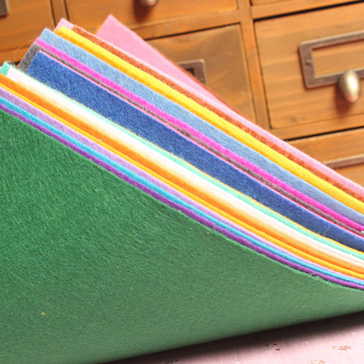 10pcs Multi Color Non-woven Fabric Square Felt Fabric Mayitr Home DIY Crafts for Decorations Sewing Dolls Crafts 21*29cm