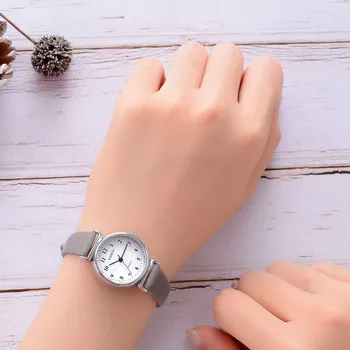

Fashion watch 2019 Band Analog Quartz Round Wrist Watch Watches Valentine Gift Crystal Stainless Steel wristwatch %7