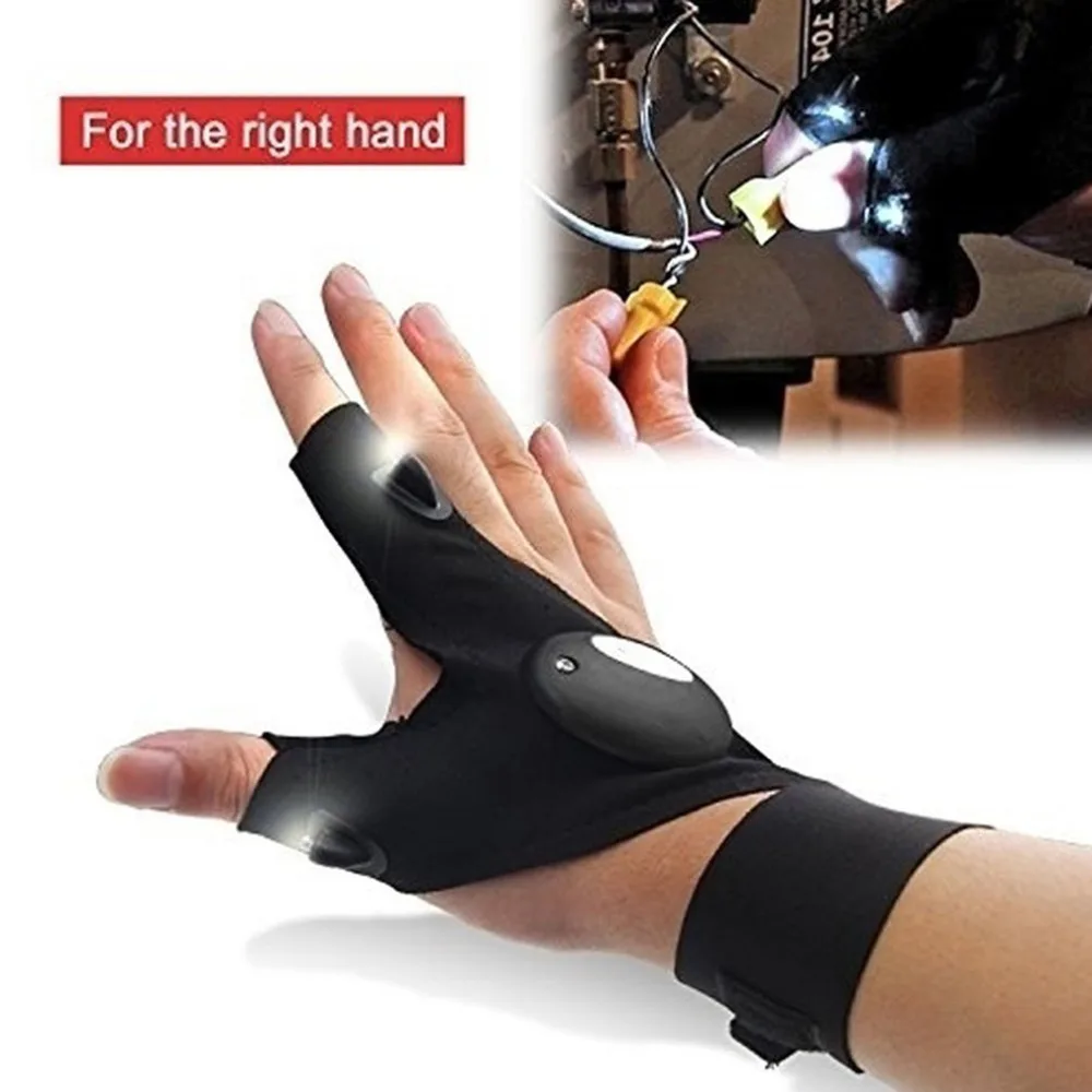 

Glove LED Flashlight Nighttime Repair Rescue Tool For Skoda Fabia Superb Volkswagen Passat B5 T5 Mini Cooper F60 Clubman