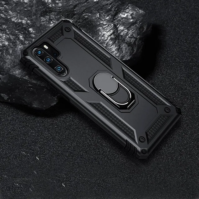 Противоударный защитный чехол для телефона для Xiao mi 9 mi 9 SE магнитный автомобильный чехол с кольцом-подставкой для Xiao mi redmi Note 7 на redmi 7 чехол s - Цвет: Black