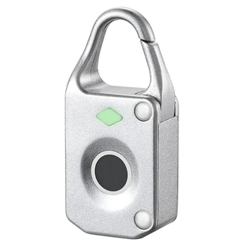 

Lightweight portable Smart USB Fingerprint Padlock Lock LED Safe Charging Rechargeable Waterproof Door Lock Home Security