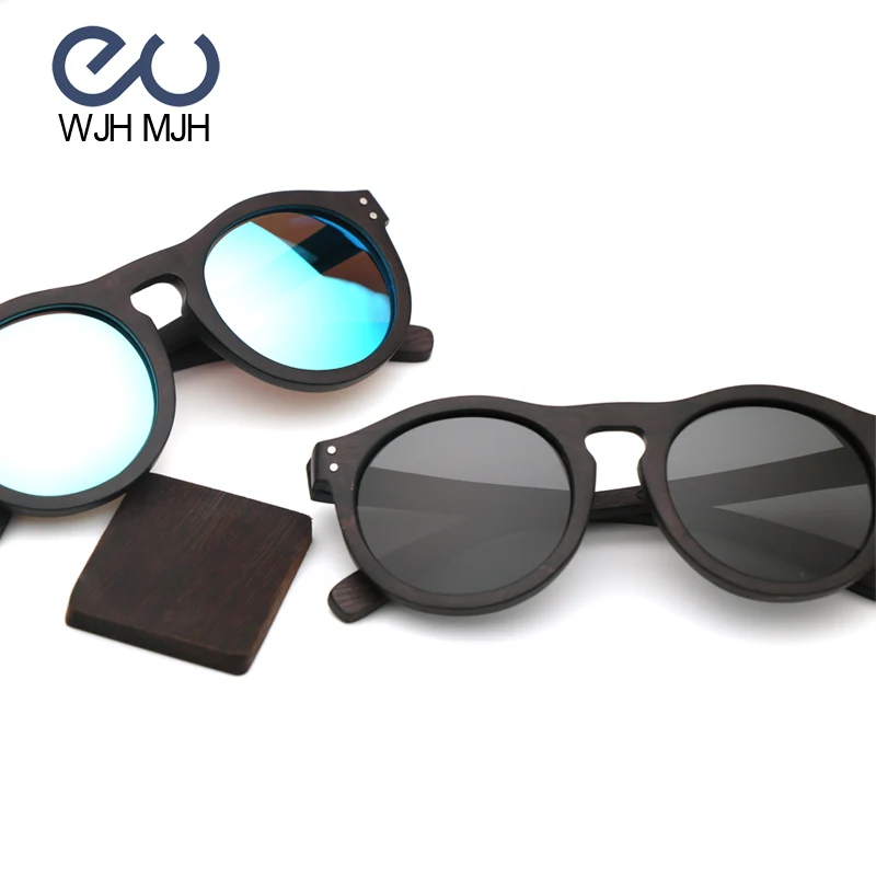 Polarisierten box Holz Sonnenbrillen Natürliche Frauen Mjh grau Männer Premium Rahmen Mit Und Wjh Original Casual Linse Geschenk Blau Xx0fZwnqn