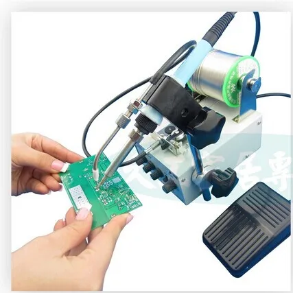 

DHL/FEDEX 50W Multifunctional pedal automatically send tin soldering machine welding soldering iron tin welding torch F3100