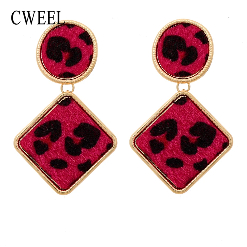 

CWEEL Vintage Statement Earrings for Women Bijoux Hanging Drop Earrings Female Wedding Dangle Earings Fashion Jewelry Gift