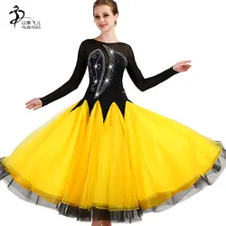 Rhinestone бальное платье для танцев современный вальс стандартное соревнование танцевальное платье