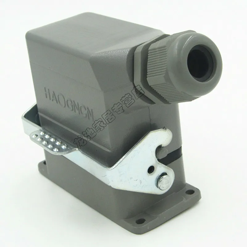 

HDC-HE-010-1 Heavy Load Connector 10 Core 16A Rectangle Connector Heat Flux Avenue Plug