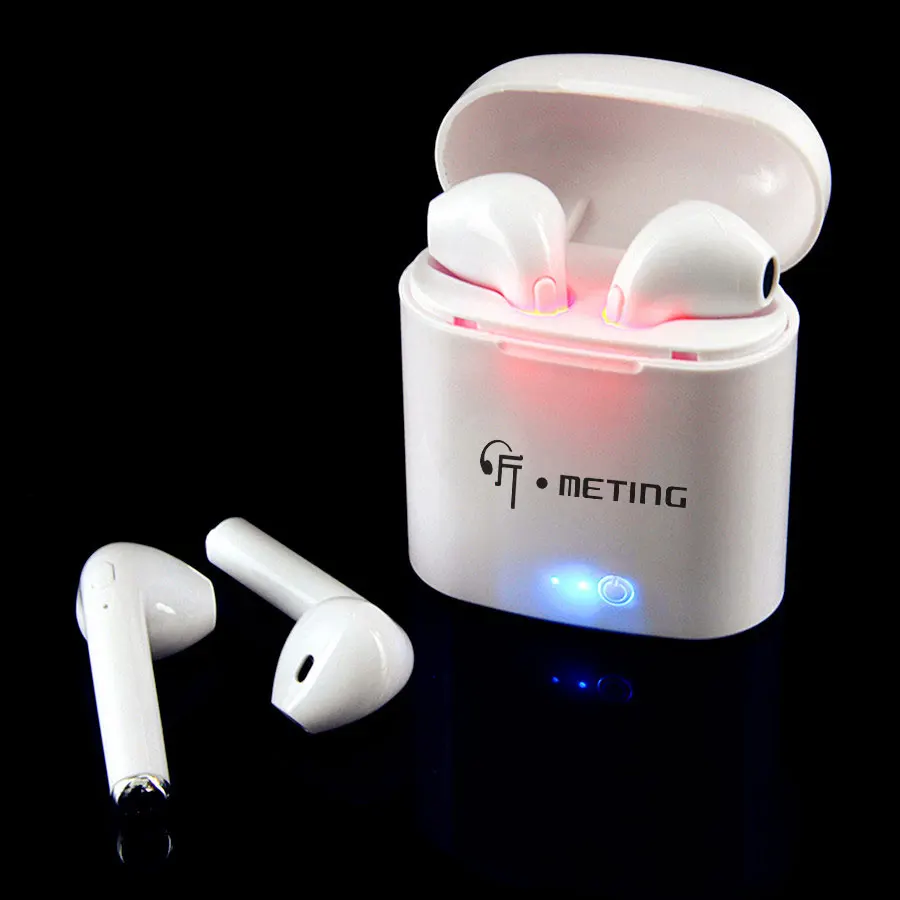 

i7s TWS Mini Wireless Bluetooth Earphone Stereo Earbud Headset With Charging Box Mic For Smart Phone air pods