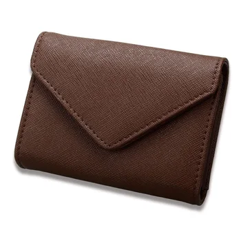 

Wholesale High Quality Split Leather Credit Card Holders Accordion Design ID Bank Card Cases Coin Pocket Exquisite Handfeeling