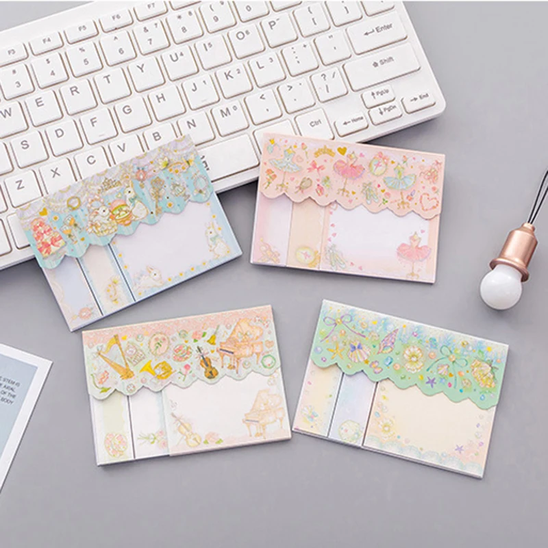 

1pack/lot Simple Mini Memo Pads Sticky Notes Kawaii Vintage DIY Paper Note Label Notepad Scrapbooking Stickers School Supplies
