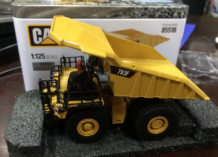 Новая модель Box DM Cat 793F горный грузовик литье под давлением в масштабе 1:125 #85518|mining
