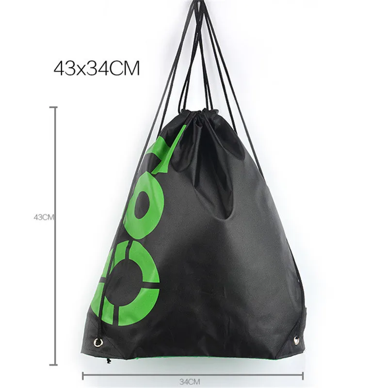 XZJJA الصالة الرياضية حقيبة التخزين أكسفورد الرباط على ظهره أحذية السفر الحاويات الملابس المنظم الحقيبة حقيبة شاطئ مضادة للماء