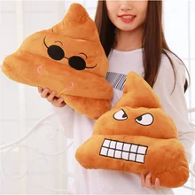 5 Types Mini Emoji Pillow Cushion Poop Shape Pillow Doll Toy Throw Pillow Amusing emotion Poo Cushion almofadas LY2