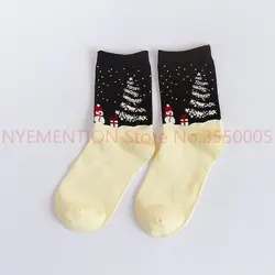 100 пара/лот Лидер продаж осень зима хлопок Для женщин носок Рождественский любителей моды Носки человек Носки забавные Носки
