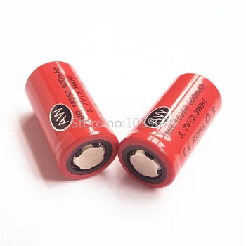 

18350 900mah 3.7V IMR lithium-ion rechargeable batteries Free charger