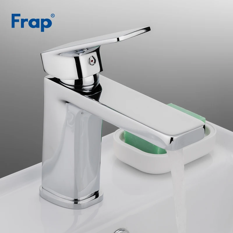 Frap Bathroom Faucet Chrome Basin Faucets Sink Mixer Tap Vanity Hot Cold and Water Tap Washroom robinet salle de bain F1046