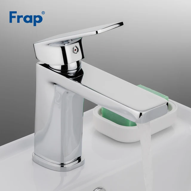 $US $38.48  Frap Bathroom Faucet Chrome Basin Faucets Sink Mixer Tap Vanity Hot Cold and Water Tap Washroom rob