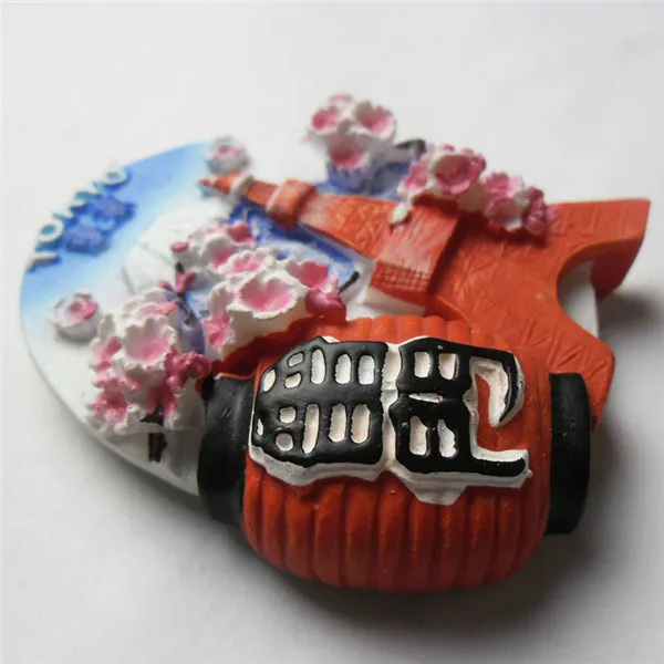 Japan Mt. Fuji Sumo Kimono Geisha Tourist Souvenir Figures Fridge Magnets - Sakura TV Tower 4
