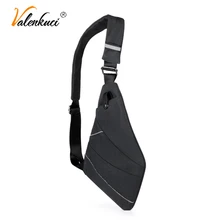 Valenkuci водонепроницаемая сумка почтальона Мужская простая сумка на одно плечо противоугонные дорожные нагрудные сумки мужская повседневная дорожная сумка