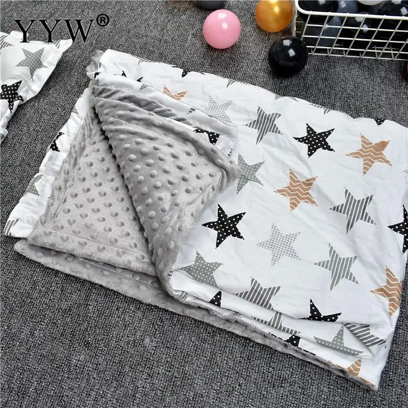 

Cotton Soft Breathable Blankets Baby Hold Blanket Air-Conditioning Quilt Cover Throw Sofa Nap Blanket Bed Travel Home Supplies