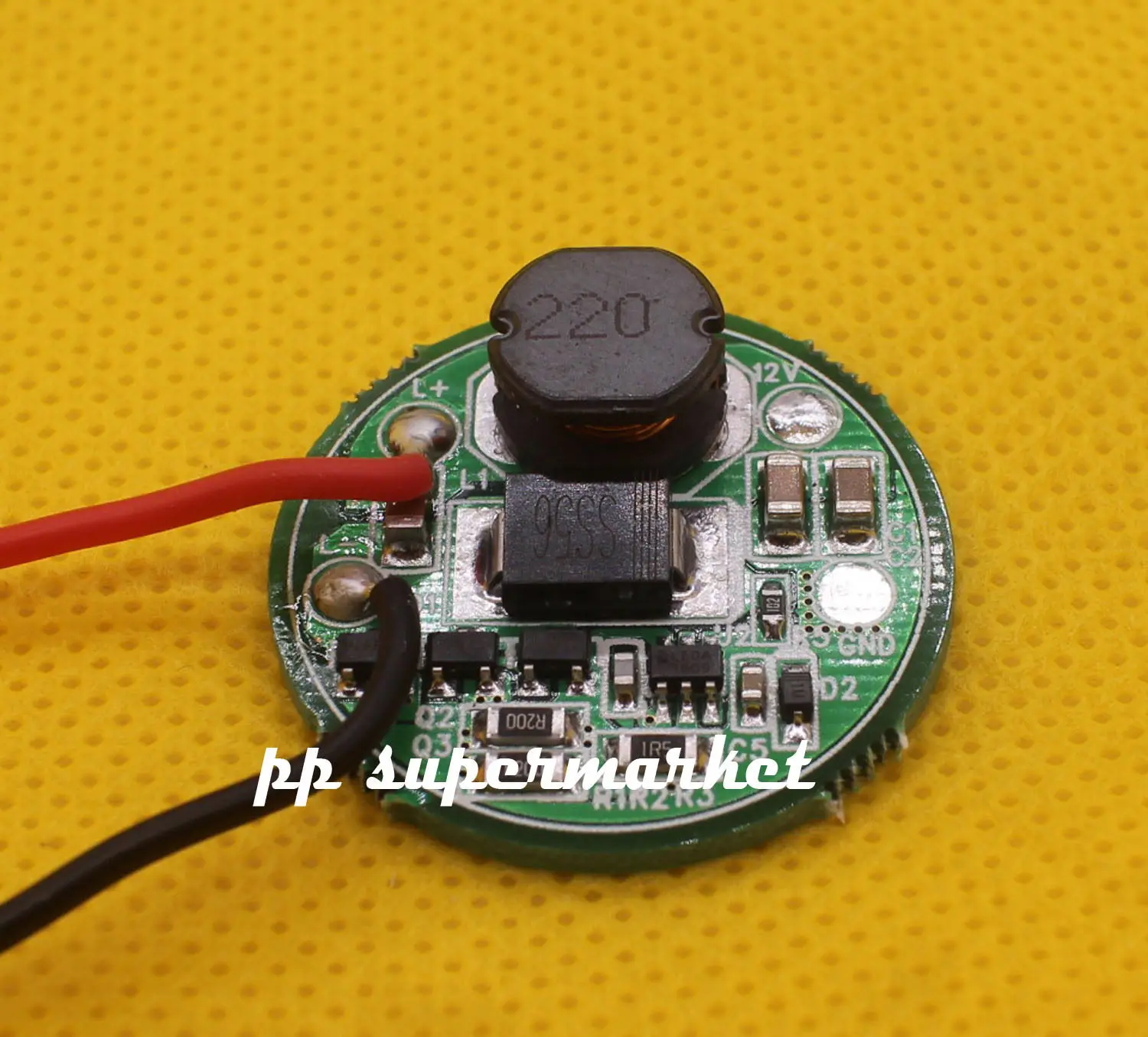 Cree XHP50 светодиодный драйвер один режим выход DC 6V вход DC12 24V 2 2.5A 28 мм