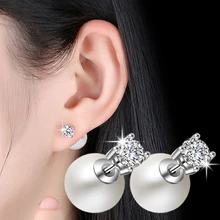 NEHZY, женские модные серебряные ювелирные изделия, четыре когтя, благовония, була, циркониевые серьги, серьги с искусственным жемчугом