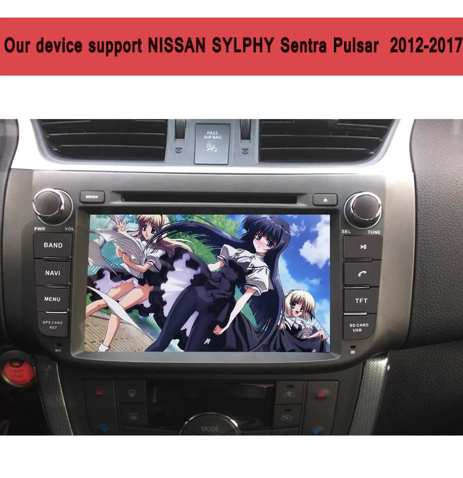 Sale 4G RAM 64G ROM 8 Inch Android 9.0 Car GPS Navigation Player for Nissan Sylphy B17 Sentra 2012 2013 2014 2015 2016 stereo 1